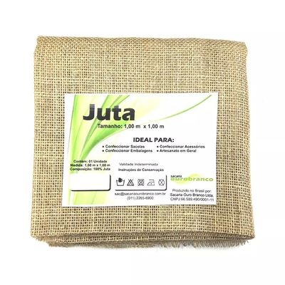 Tecido de Juta Sacaria com 1m Natural