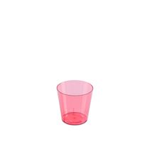 Copo de Acrílico Prafesta Mini 25ml com 10 Unidades Vermelho