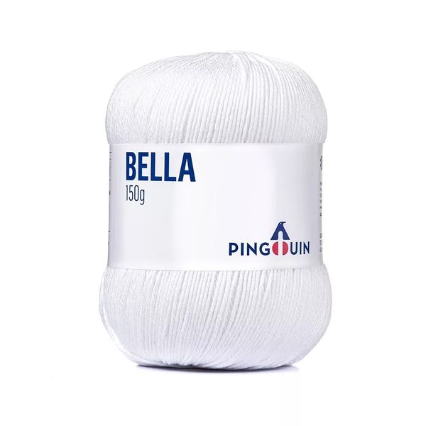 Fio Pingouin Bella 150g 0002 Branco