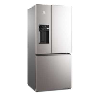 Geladeira Electrolux Frost Free 540L Efficient com AutoSense e Dispenser de Água e Gelo 3 Portas Cor Inox Look (IM8IS) 127V