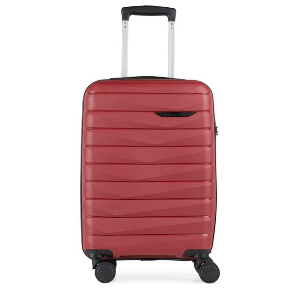 Mala de Bordo 10 kg Polipropileno 4 Rodas Route Vinho P / Vinho