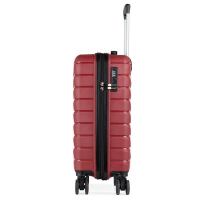 Mala de Bordo 10 kg Polipropileno 4 Rodas Route Vinho P / Vinho