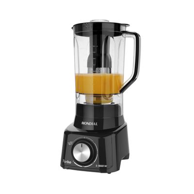 Liquidificador Mondial Turbo Full Black L-900-FB Preto - 127V