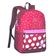 Mochila Juvenil 17" Feminina Bolinhas e Coração MF25073 - Clio