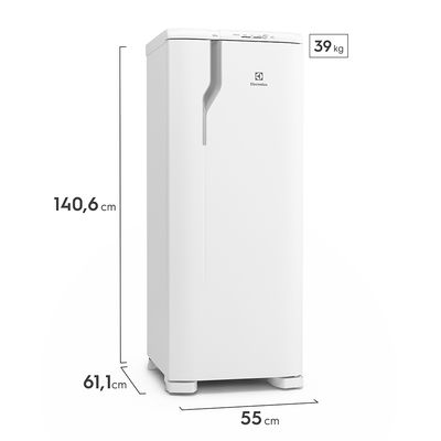 Geladeira Electrolux Cycle Defrost 240L Degelo Prático Uma Porta Branca (RE31) 220V