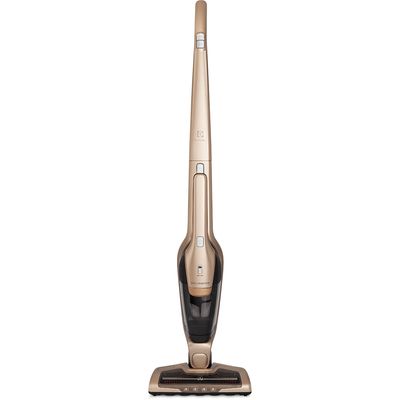 Aspirador de Pó Vertical Sem Fio Electrolux Ergorapido 2 em 1 Bocal Pet até 45 min Dourado (ERG26) Bivolt