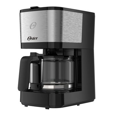 Cafeteira Elétrica 19 Xicaras Oster OCAF300 Preta com Prata 127V 127V