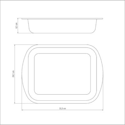 Assadeira Funda Tramontina Grafite 28cm Antiaderente Starflon Max 3,3L