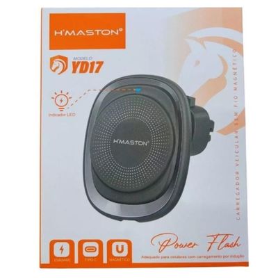 Carregador Veicular Magnético Por Indução Sem Fio Magsafe para iPhone YD17