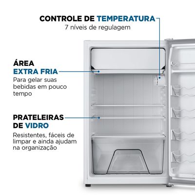 Frigobar Mondial 120 Litros Porta Reversível Branco FGB-01-W120 220v