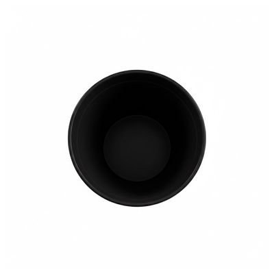 Copo Salut Redondo 250ml Preto em Polipropileno