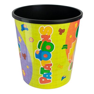 Lixeira Infantil Patati Patatá 10 Litros – Cesto Multiuso Para Quarto, Banheiro E Escola