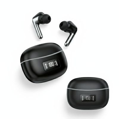 Fone De Ouvido Bluetooth T-206 Com Tela Led – Preto, Som Potente E Design Moderno