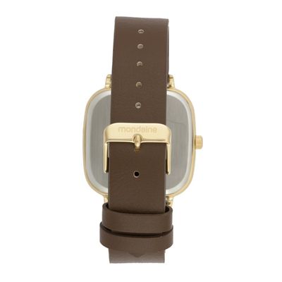 Relogio Mondaine Masculino Ref: 36001gpmvdh1 Retangular Dourado