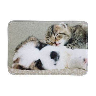 Tapete de Entrada Grand Pet Cochilo Bege 40cm x 60cm Attuale Corttex 40cm x 60cm