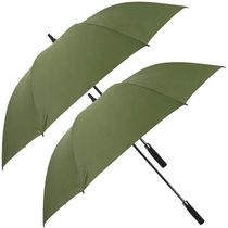 Kit 2 Guarda Chuvas Grandes Autómaticos Fazzoletti Portaria Recepção Hotel Eventos Maxi Luxo