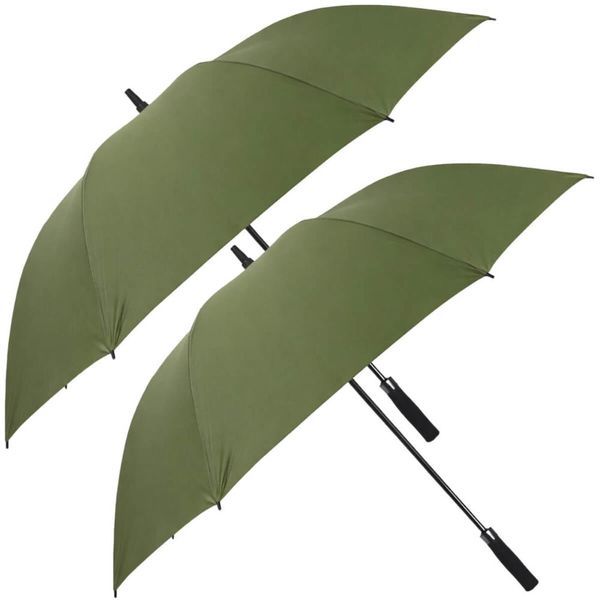 Kit 2 Guarda Chuvas Grandes Autómaticos Fazzoletti Portaria Recepção Hotel Eventos Maxi Luxo