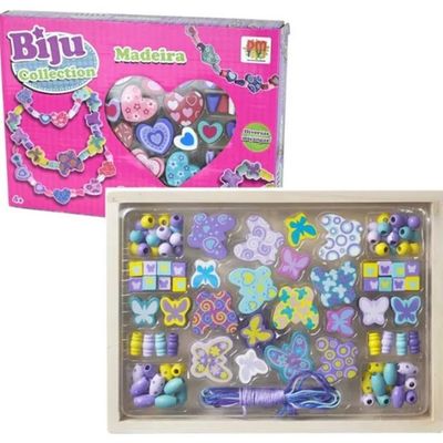 Biju Collection Madeira 120 Peças  - DmToys