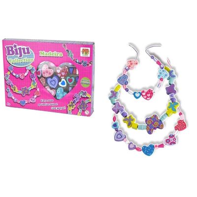 Biju Collection Madeira 120 Peças  - DmToys