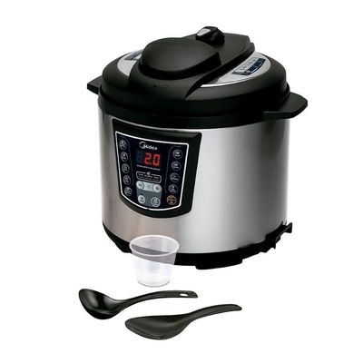 Panela De Pressão Elétrica 6 L Digital Inox Midea Ppa72 - 220v