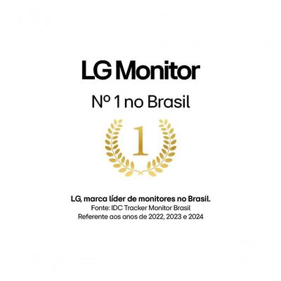 Monitor LG LED Home & Office 20U401A-B Tela 20” HD+, LG Switch, HDMI, VGA, 2ms (GtG), 75Hz, Black Stabilizer