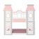 Beliche Montessoriano Castelo Encantado - Madeira Maciça Branco/cinza/rosa | Housin