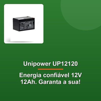 Bateria Unipower 12v 12ah Up12120 F250