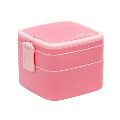 Marmita Com 2 Compartimentos 1,3l Rosa