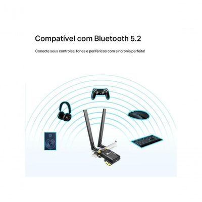 Adaptador Wifi 6 Ax1800 Bluetooth 5.2 Archer Tx20e