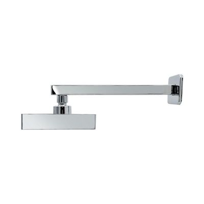 Chuveiro Ducha Autolimpante Quadrado Cromado Articulável Solar Ou Gás Metal Luxo