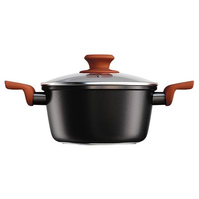 Caçarola Colorstone Antiaderente 5 Camadas 3L Euro Home Preto