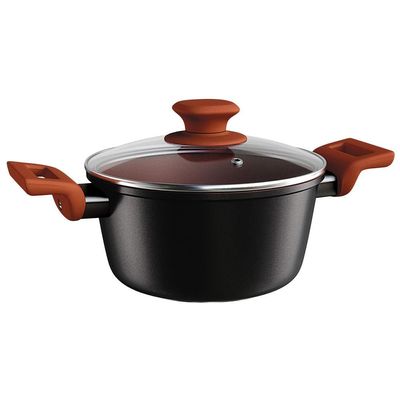 Caçarola Colorstone Antiaderente 5 Camadas 3L Euro Home Preto