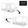 Cama Montessoriano Casinha Reta Com Janela Madeira Maciça Branco Housin