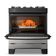Fogão A Gás Mesa De Vidro Forno 84l Esmaltec Ideal Top Glass Inox 5 Bocas Bivolt