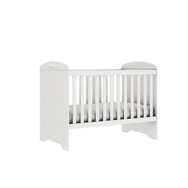 Berço Mini Cama Eloa 3 em 1 133cm de Largura Carolina Baby Branco