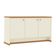 Buffet Aparador 3 Portas 136cm Com Tampo 25mm Verbena - Off White E