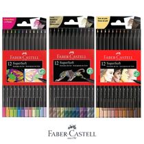 Kit Completo Supersoft Cores Neon - Pastel + Metálicas + Tons De Pele Faber-castell