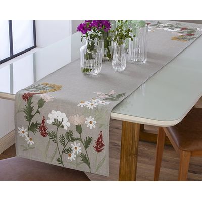 Caminho de Mesa 40x150cm Maldivas Jolitex