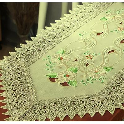 Caminho de Mesa 40x220cm Rendado Cancun Jolitex