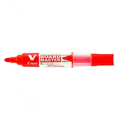Marcador Para Quadro Branco V-board Master Pilot Recarregável Vermelho