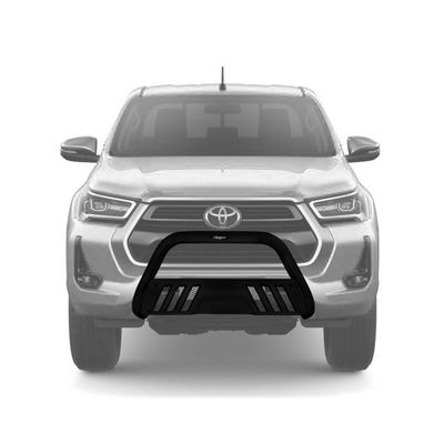 Parachoque de Impulsão Hilux 2016 a 2025 Preto Com Grade
