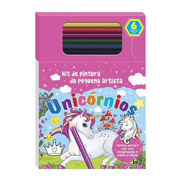 Livro Infantil Todolivro Kit Pequeno Artista Unicórnio