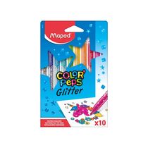 Hidrocor 10 Cores Peps Glitter Maped