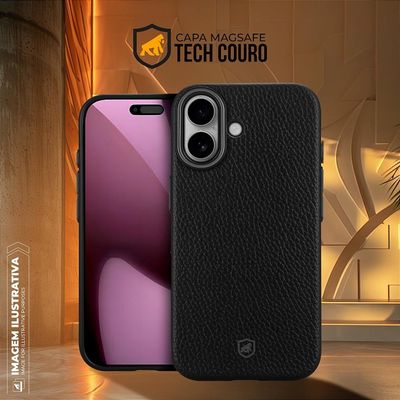 Capa para iPhone Air - Magsafe TechCouro - Preta - Gshield