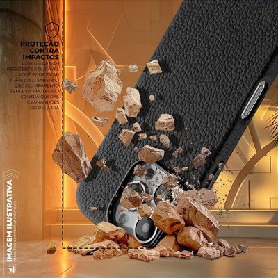 Capa para iPhone Air - Magsafe TechCouro - Preta - Gshield