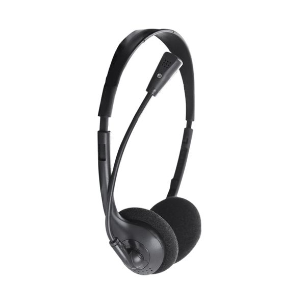 Headset Bright Office Haste Regulável e Microfone Preto 010