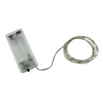 Fio de LED Pisca-Pisca Natal Cazza Branco 2m