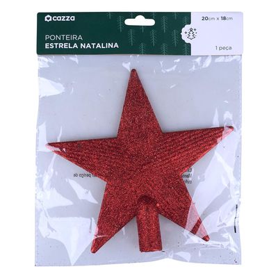 Ponteira Estrela Plast 20x18cm CV244499 Cazza Vm