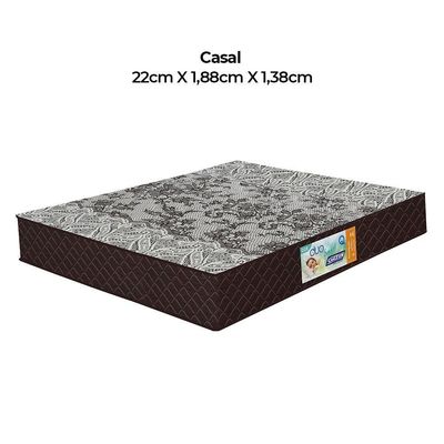 Colchão Casal Gazin Fascinação Duo Espuma D28 188Cm X 138Cm