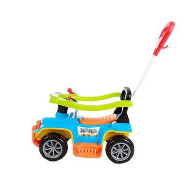 Carrinho de Brinquedo Jip Jip Infantil Empurrador Colorido